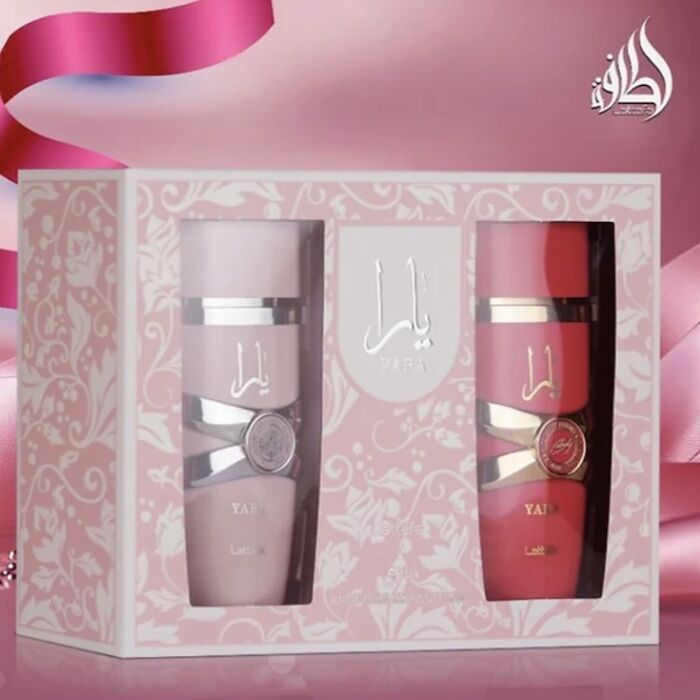 Lattafa Yara + Yara Candy 5th Anniversary Edition 2 Piece Gift Set EDP 100ml - Image 1